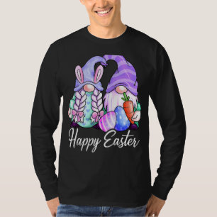 Happy Easter Day Easter Gnome Egg Hunting Basket B T-Shirt