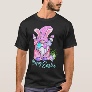 Happy Easter Day Easter Gnome Egg Hunting Basket C T-Shirt