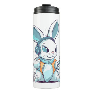 Happy Easter Day Egg Bunny Funny Gamer Boys Kids Thermal Tumbler