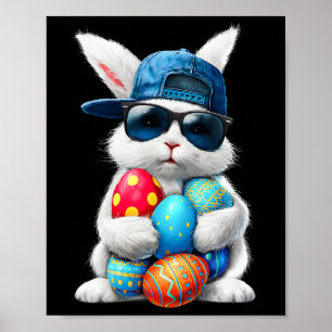 Happy Easter Day Eggs Bunny Boys Girls Kids _1 Poster