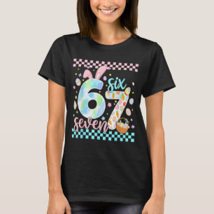 Happy easter day funny 67 six seven bunny eggs boy T-Shirt