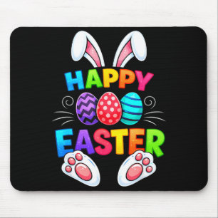 Happy Easter Day Girls Boys Easter Shirts Funny Bu Mouse Mat