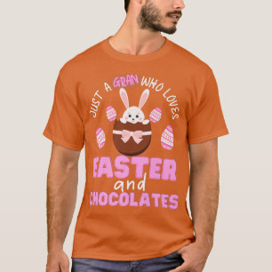 Happy Easter Day Gran Easter Egg and Bunnies Nan E T-Shirt