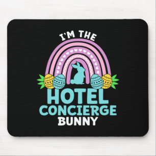 Happy Easter Day I M The Hotel Concierge Bunny  Mouse Mat