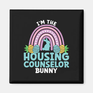 Happy Easter Day I'm The Housing Counsellor Bunny Magnet