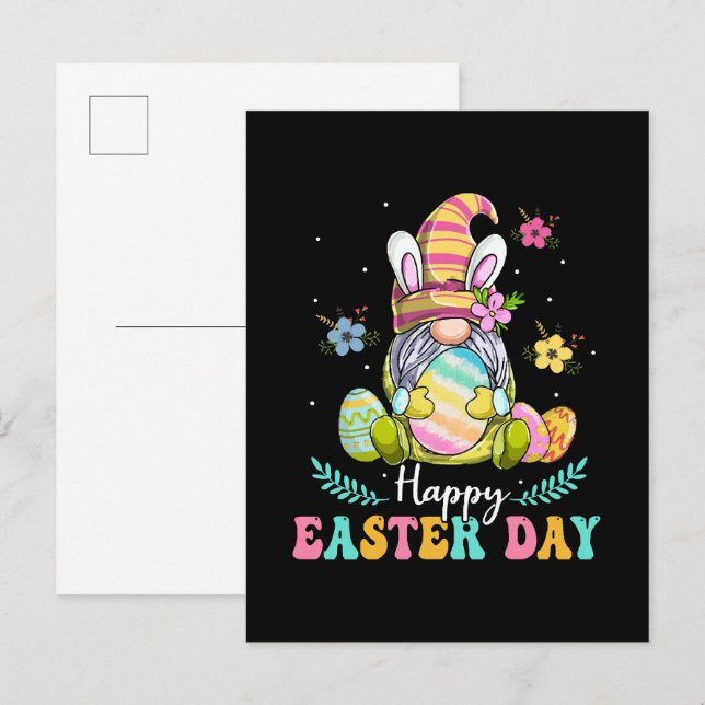 Happy Easter Day Invitation Postcard (Front/Back)