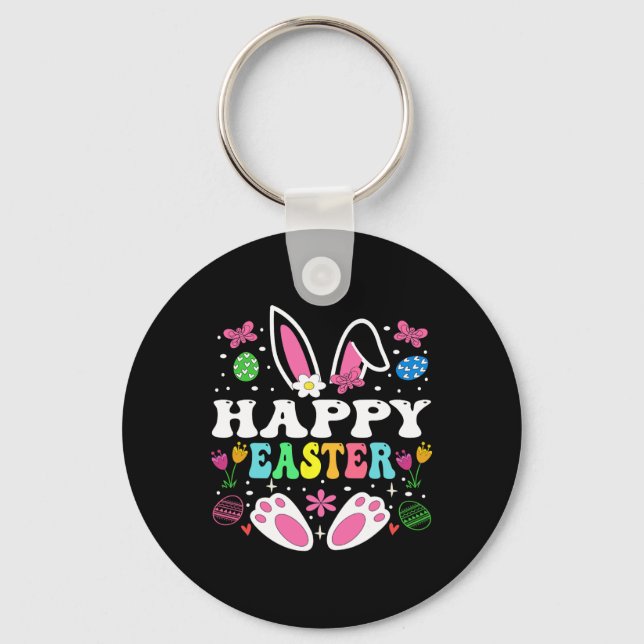 Happy Easter Day  Key Ring (Front)