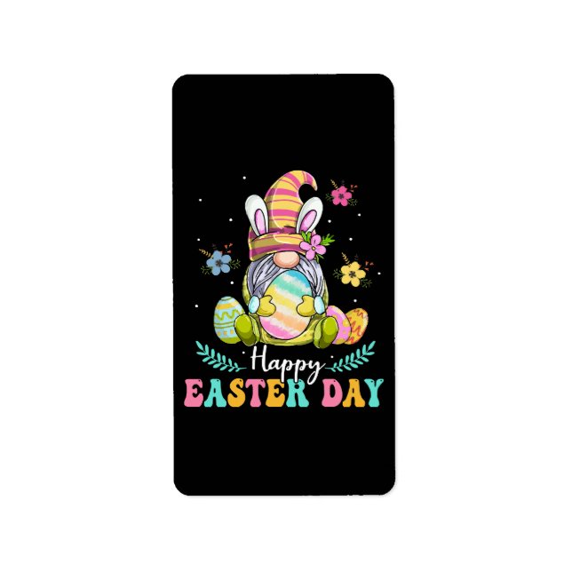 Happy Easter Day Label (Front)