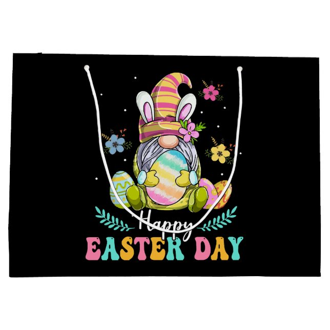 Happy Easter Day Large Gift Bag (Back)