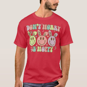 Happy Easter Day Leopard Bunnies Cute Hoppy T-Shirt