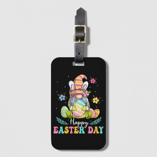Happy Easter Day Luggage Tag (Front Vertical)