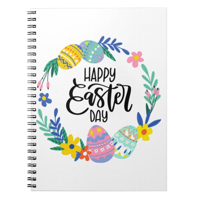 Happy easter day  notebook (Front)