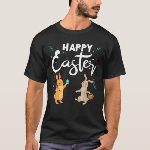 Happy Easter Day Rabbits And Bunny T-Shirt