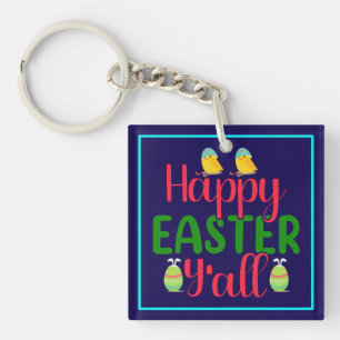Happy Easter Day Y'all-29791 Key Ring