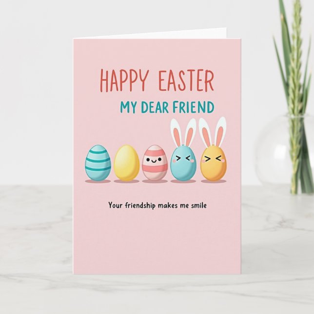Happy Easter Dear Friend Card (Front)