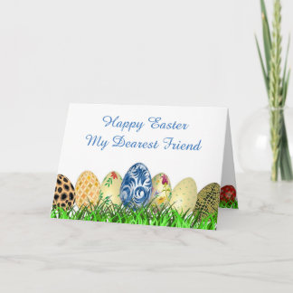Happy Easter. Dearest Friend. Holiday Card