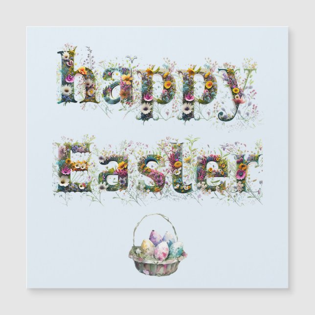 Happy Easter Decorative text  (Front)