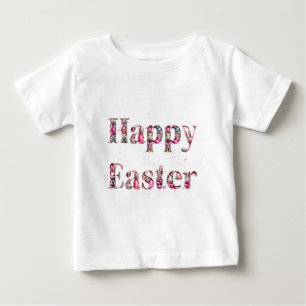 Happy Easter Decorative text Baby T-Shirt