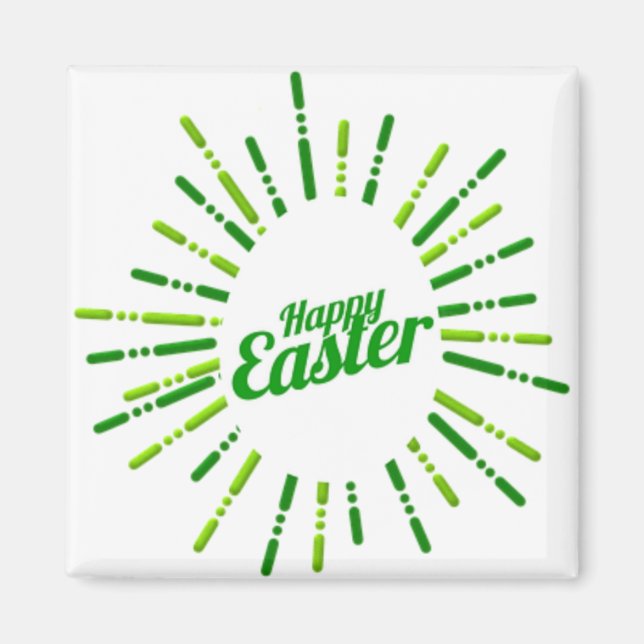 Happy Easter Design Magnet (Front)