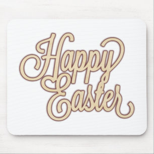 Happy Easter Design Mouse Mat