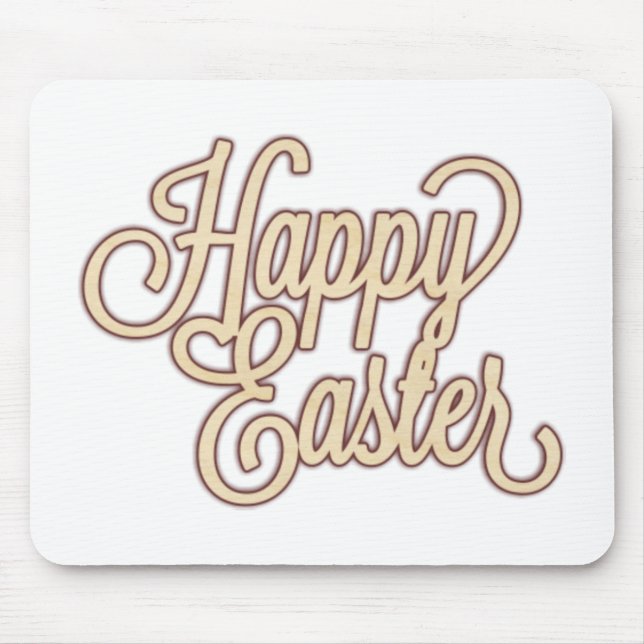 Happy Easter Design Mouse Mat (Front)