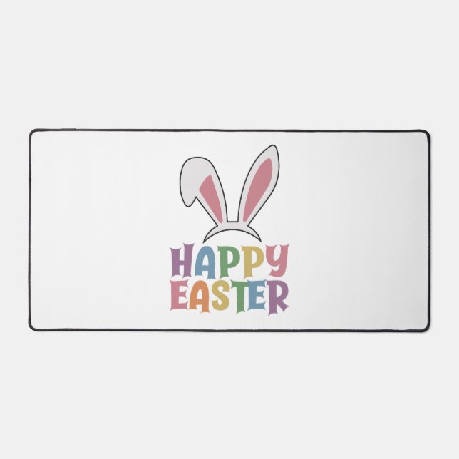 Happy Easter                        Desk Mat (Front)
