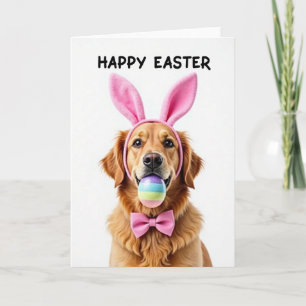 Happy Easter Dog Friend Card