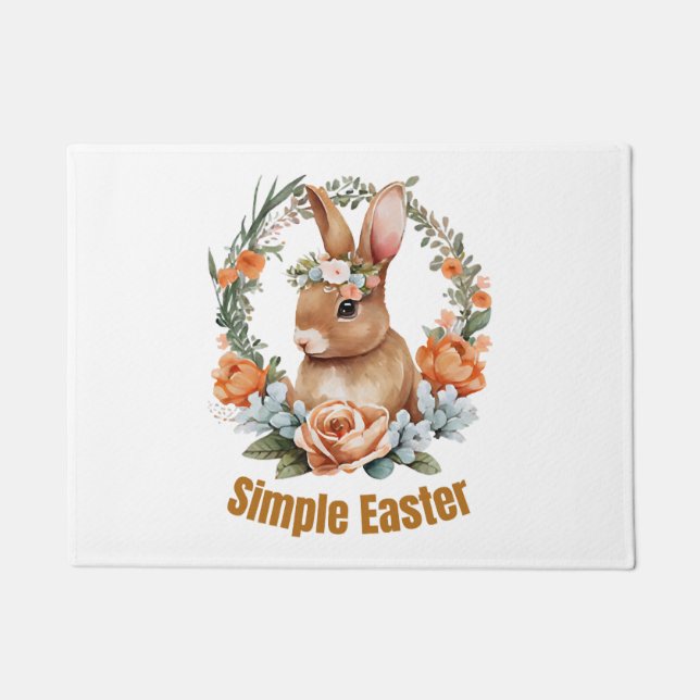 happy easter     doormat (Front)