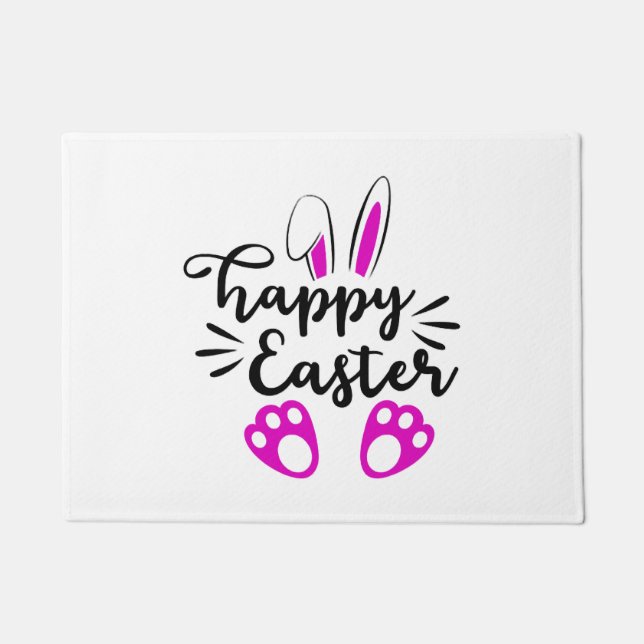 Happy easter            doormat (Front)