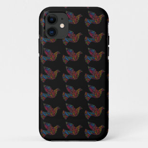 Happy Easter Dove Greeting Text iPhone 11 Case