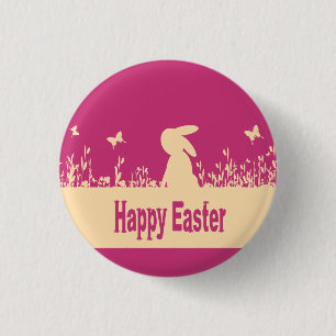 happy Easter,dreamy hare 3 Cm Round Badge