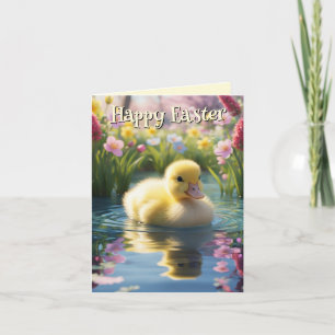 Happy Easter Duckling Card