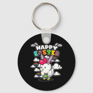 Happy Easter - Easter Animals - Disguised Chicken Key Ring