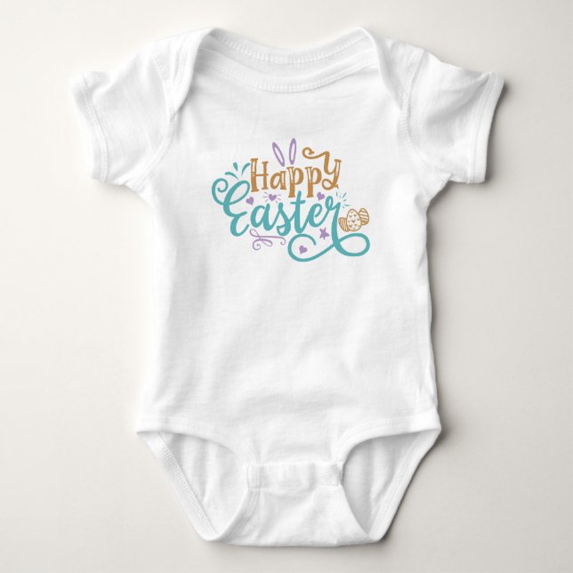 Happy Easter Easter Bodysuit (Front)