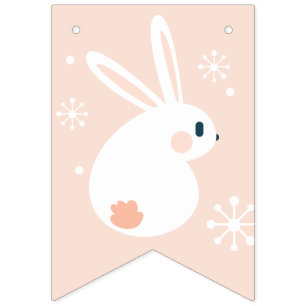 Happy Easter. Easter Bunny. Bunting