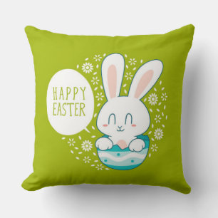 Happy Easter Easter Bunny Cushion
