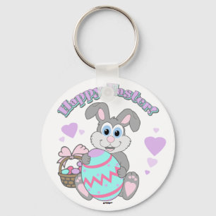 Happy Easter! Easter Bunny Key Ring