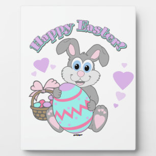 Happy Easter! Easter Bunny Plaque
