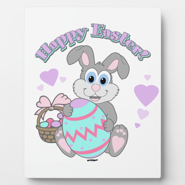 Happy Easter! Easter Bunny Plaque (Front)