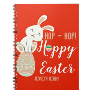  Happy Easter, easter bunny simple cute family  Notebook