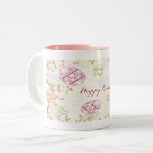 Happy Easter Easter Egg 2 Coffee Mug