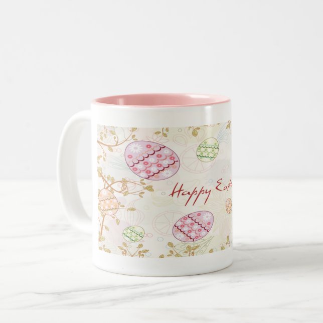 Happy Easter Easter Egg 2 Coffee Mug (Front Left)