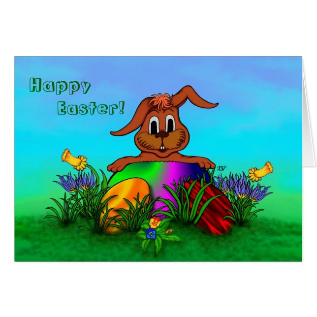 Happy Easter! Easter Rabbit (Front Horizontal)