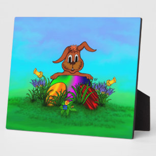 Happy Easter! Easter Rabbit Plaque