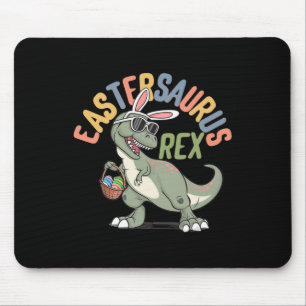 Happy Easter Eastersaurus Rex T-rex Kids Boys Todd Mouse Mat