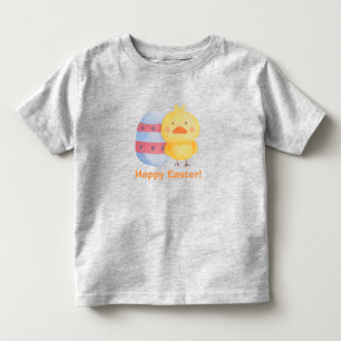 Happy Easter Egg and Chick For Babies Toddler T-Shirt
