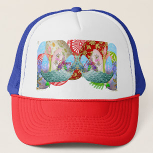 Happy Easter Egg Basket Hiker Cute hat