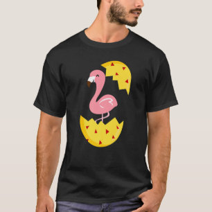 Happy Easter Egg Cute Flamingo Apparel Egg Hunt Fa T-Shirt