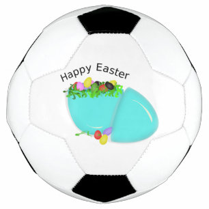 "HAPPY EASTER" EGG FOOTBALL
