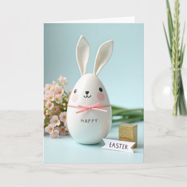 Happy Easter Egg Friend Card (Front)